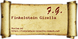 Finkelstein Gizella névjegykártya